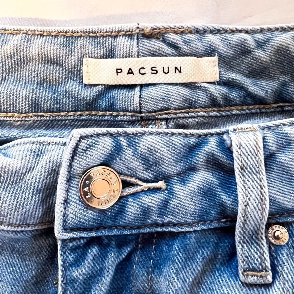 PacSun Mom Jeans Ripped and Destroyed 28 - Picture 7 of 14